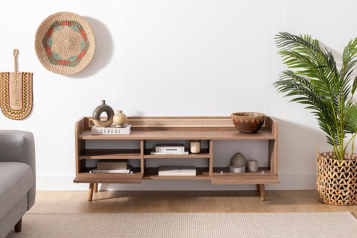 Torenna Tv-Meubel, Walnoot, 140 Cm