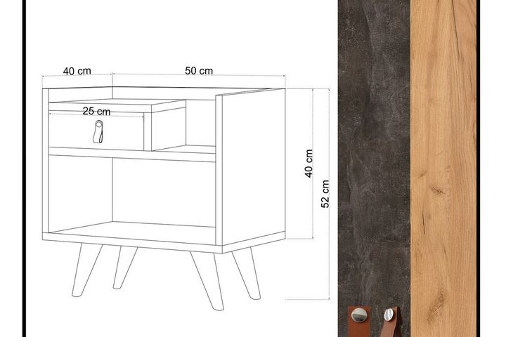 Betong Plus Polla Nachtkastje