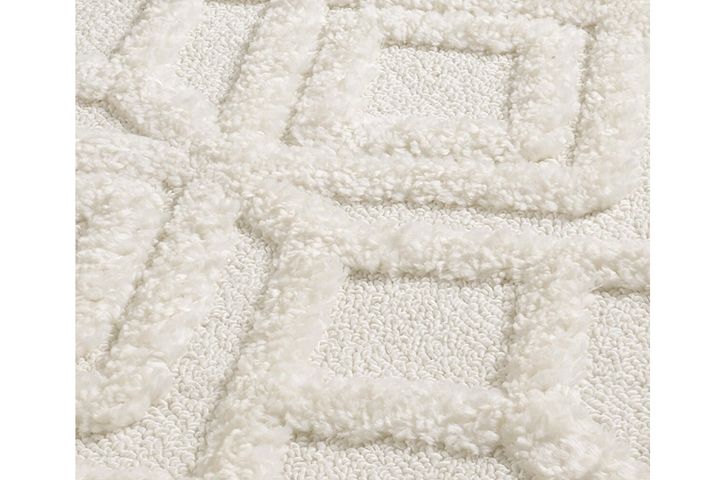 Elite Plain Rug, 80 x 150 cm, Cream