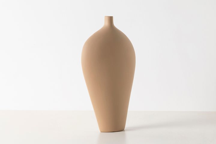 Kurve Duo Vase, Cream