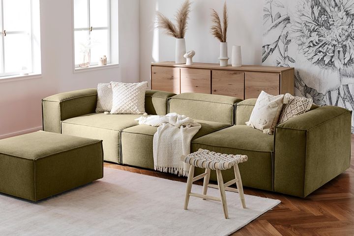 Frid Modulaire Hoekbank, Groen