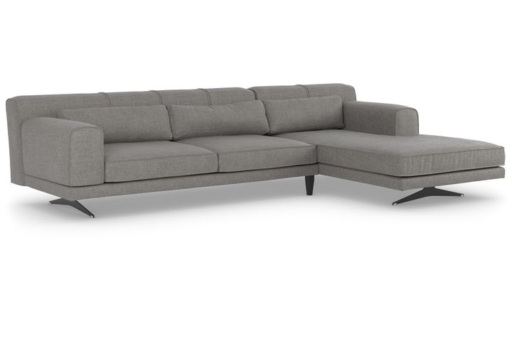 Jivago Corner Sofa Right Chaise, Cloud Grey