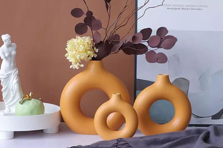 Ring Vazen Set, 3-delig, Oranje