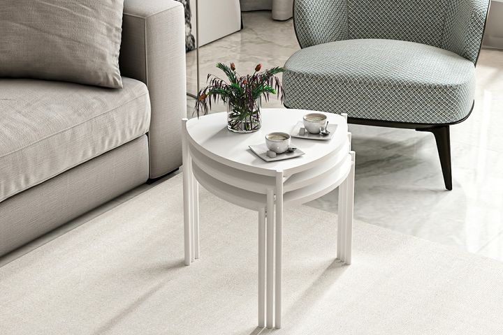 Medway Lenny Zettafelset , 3-delig, Wit