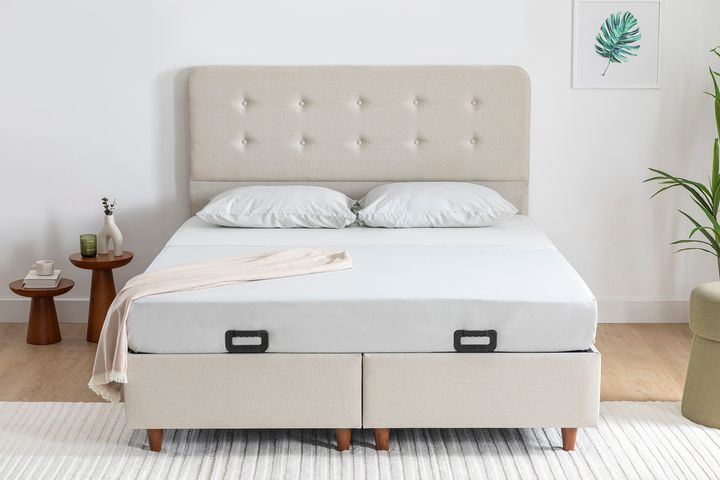 Luna Notte Boxspring Set, 140x200 cm (Kleurkeuze Stof In Showroom)