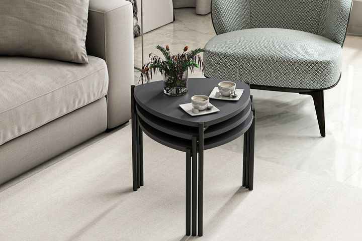 Medway Lenny Zettafelset , 3 Delig, Antraciet