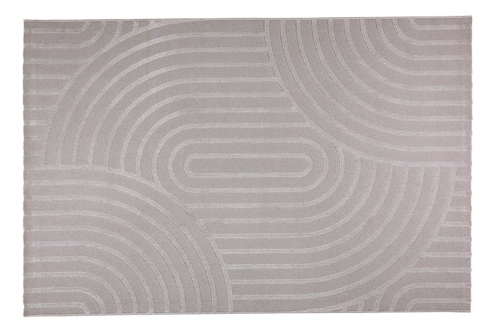 Hiromi Maschinenteppich, 80x150 cm, Grau