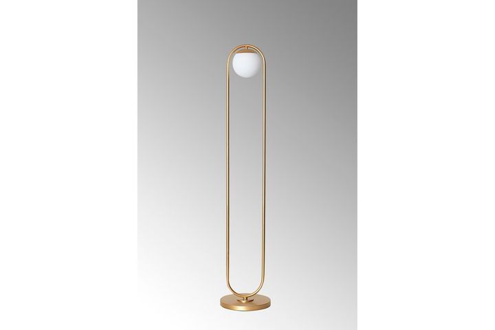 Zenga Oval Floor Lamp, 150 cm, Gold