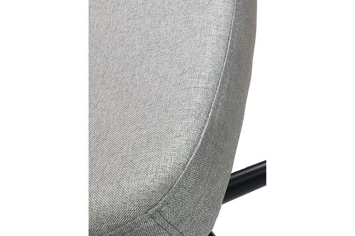 Mesh Bureaustoel, Metalen Poten, Grijs