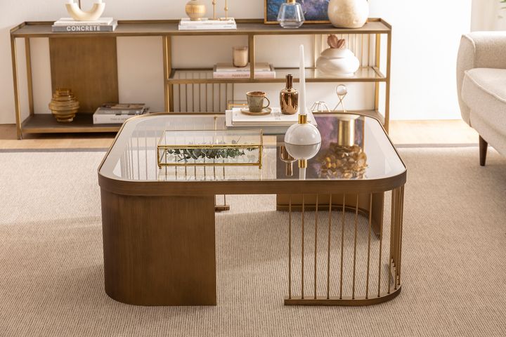 Sinta Salontafel, Messing