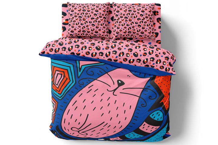 【れれね出品/正規品】ヘンダーソン 20/21 CLフルパッチ CWC HELEN GEORGE MR PINK ÇİFT KİŞİLİK NEVRESİM TAKIMI, PEMBE, 200X220 CM