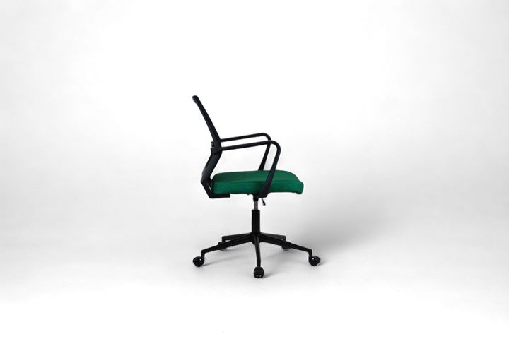 Mesh Bureaustoel met Metalen Poten, Groen