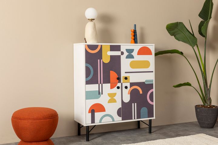 Multicabin Sia Multifunctionele Kast, Met Metalen Poot