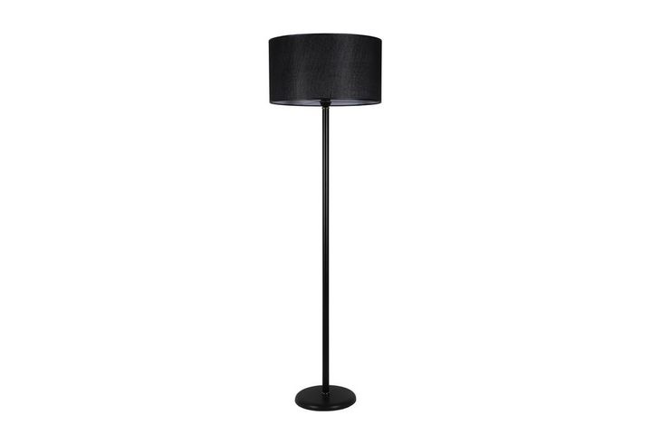 Koralle Cilinder Staande Lamp, Zwart