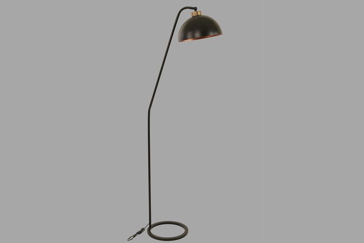 Delta Retro Vloerlamp, Zwart