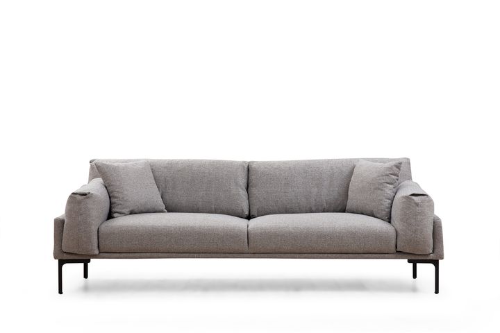Leo Two Seater Sofa, Cloud Grey