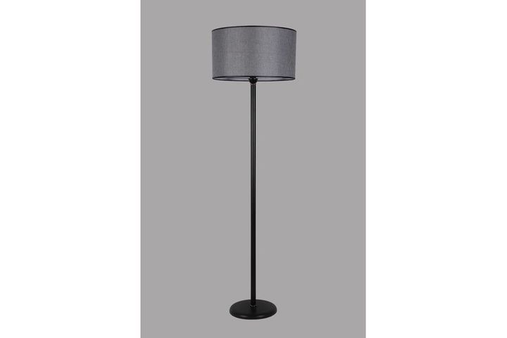 Koralle Cilinder Staande Lamp, Grijs
