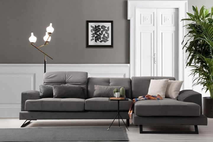 Frido Hoekbank Rechts, Antraciet