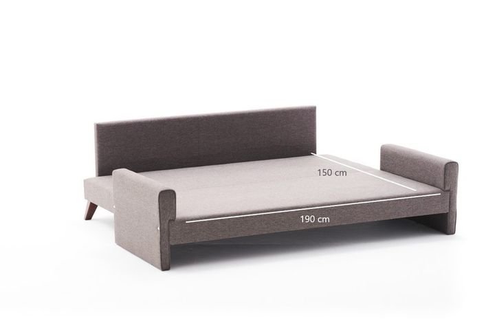 Bella Soft Slaapbank, Bruin