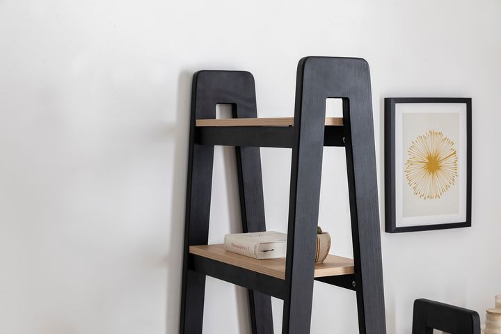 Noma Bureau met Boekenrek, Eike