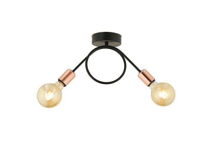 Apliqa Cross Fell Moderne Hanglamp met Lampjes, Koper