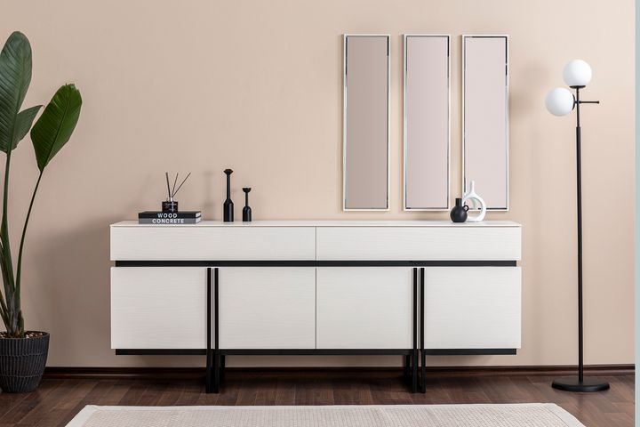 Line Dressoir en Spiegel