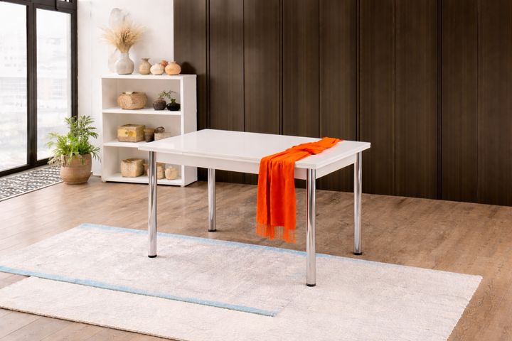 SMART MASA, BEYAZ KROM, 70X110