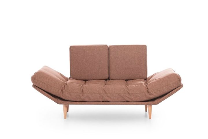 Futon Nina 2-Zitsbank, Lichtbruin