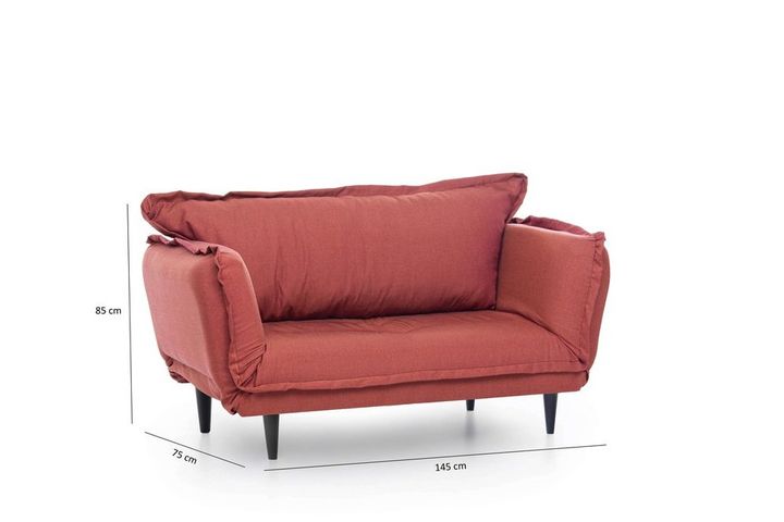 Futon Vino 2-Zitsbank, Grijs
