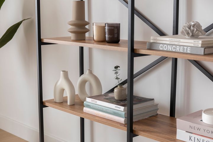 Hundstod 5-Tier Bookcase, 150 cm, Oak