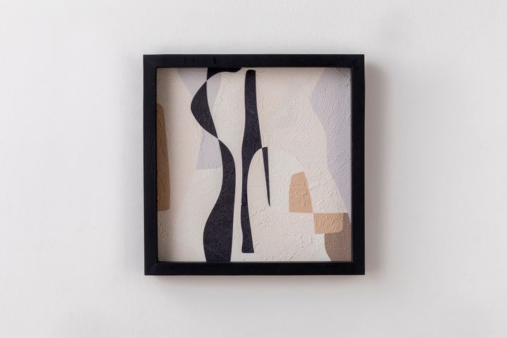 Rune Dubbele Travertijn Gestructureerde Tafel, 40x40 cm