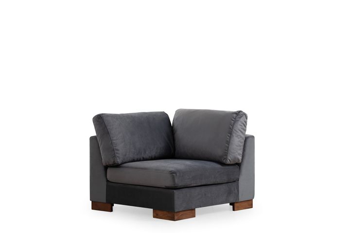 Tulip Modulaire Hoek, Hoekmodule, Grijs