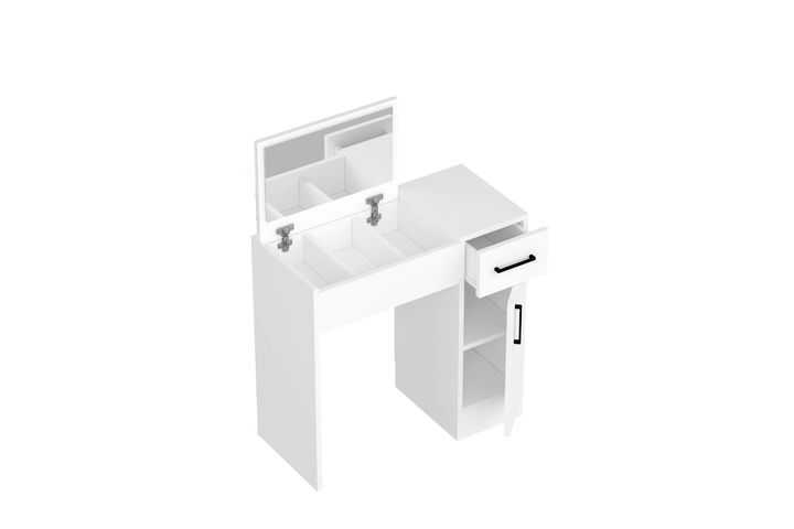 Arnetti Venice Dressing Table, White | Vivense London