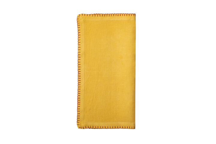 Remi Linen Napkin, 40 x 40 cm, Yellow