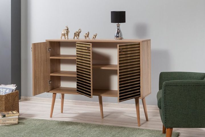 City Gradient Sand Sideboard, Yellow