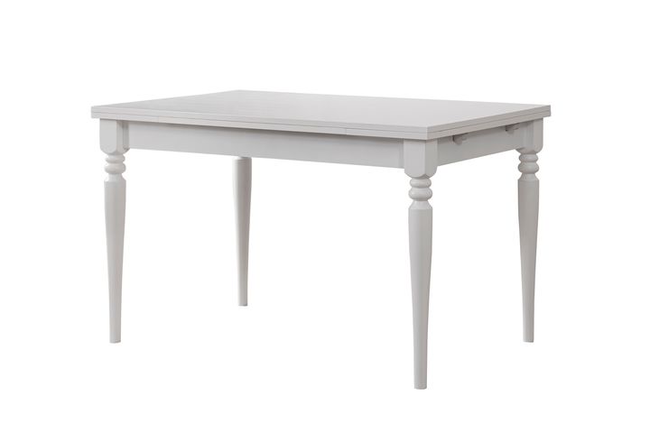 White Eettafelset met Bank, 110x70 cm