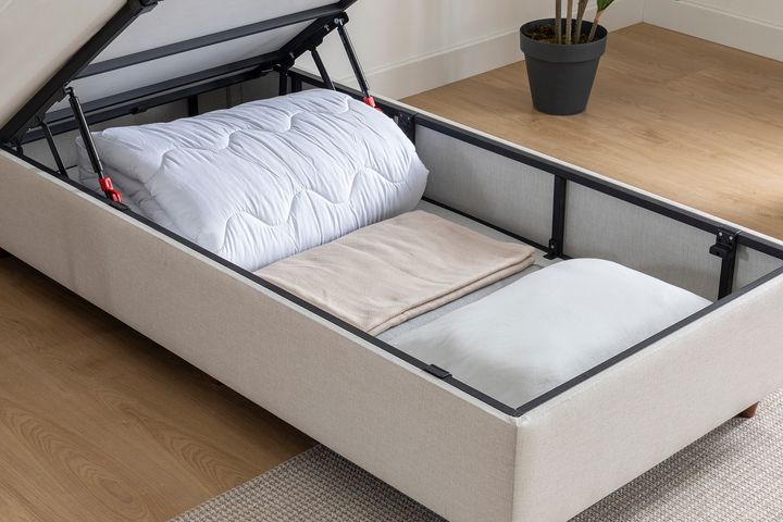 Luna Notte Boxspring Set, 100x200 cm (Kleurkeuze Stof In Showroom)
