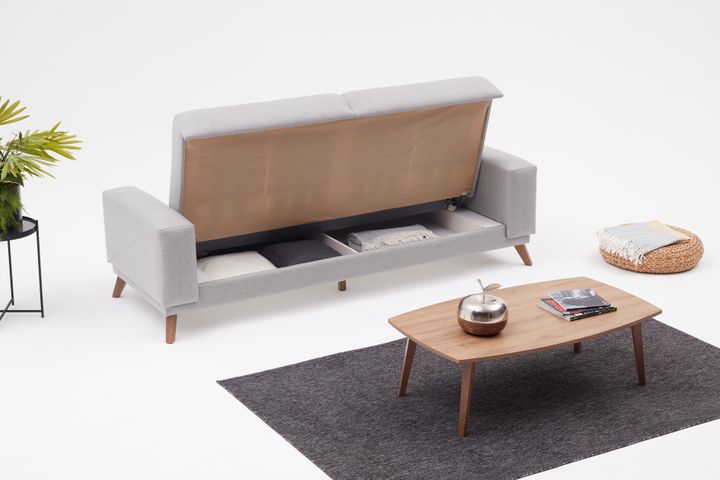 Lego 3-Zitsbank met slaapfunctie, Grijs