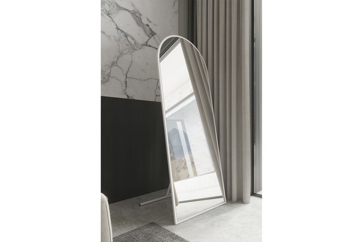 Marsah Sun Staande Spiegel, 150x60 cm, Wit