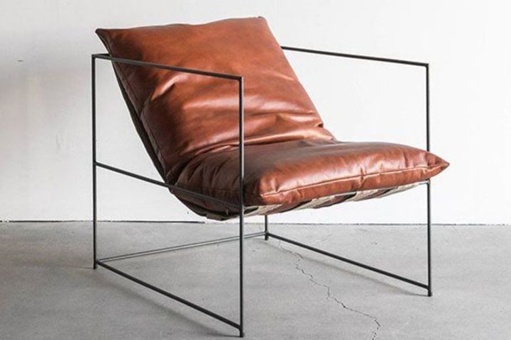 Sohomanje Franklin Echtleren Fauteuil, Bruin