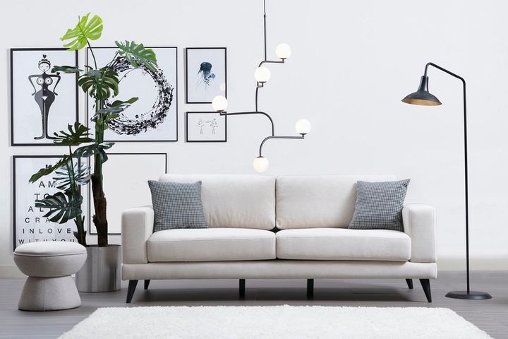 Sortie 3-Zitsbank, Ecru