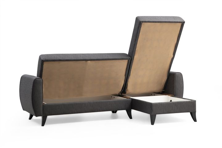 Alcoon Hoekbank en Fauteuil, Donkergrijs