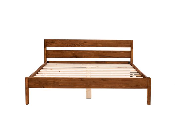 Axel Single Bed, 90 x 190 cm, Walnut