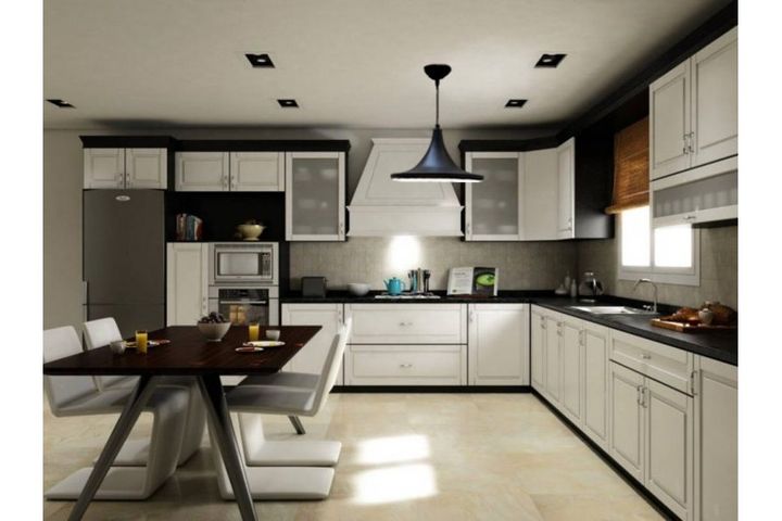 Bellezza Large 1-Light Pendant, Black