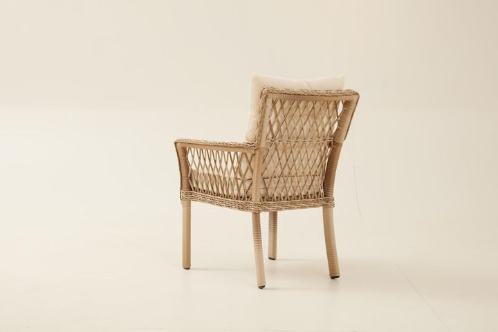 Pirus Rattan 2+1+1 Tuinloungeset, Beige