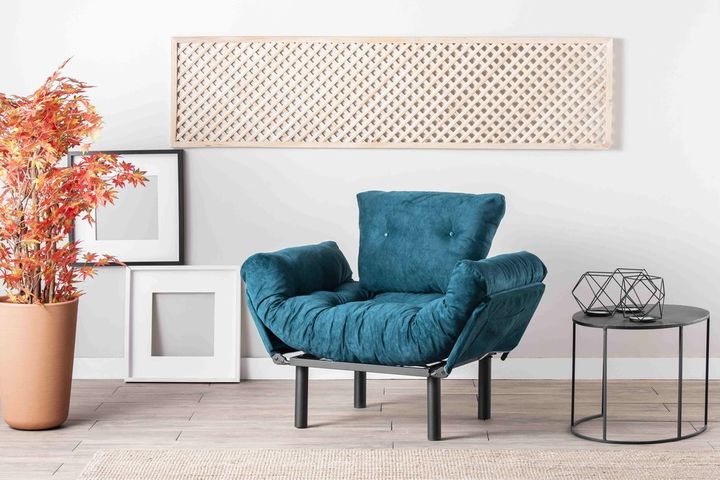 Pafu Nitta Fauteuil, Groenblauw