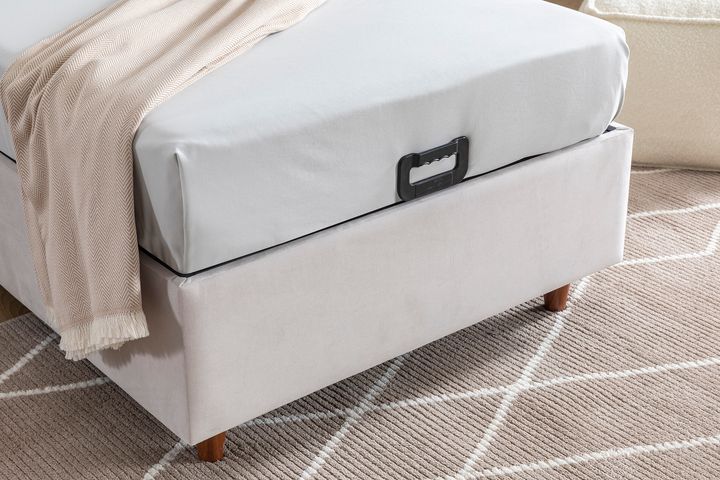 Luna Carpo Boxspring Set, 90x200 cm (Kleurkeuze Stof In Showroom)
