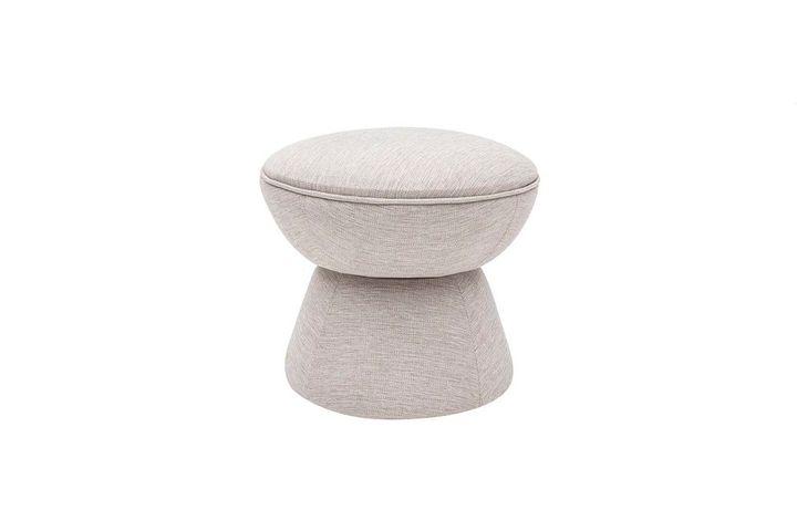 Button Poef, Ecru