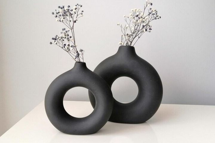 Ring Vazen Set, 2-delig, Zwart