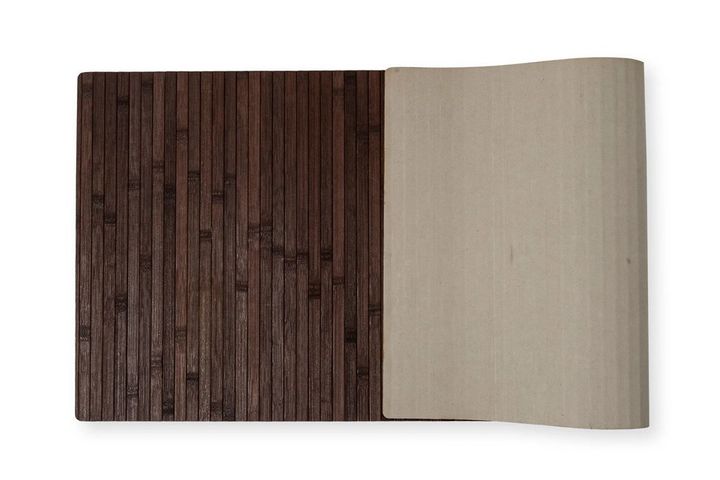 Aimone Bamboo Rug, 50 x 120 cm, Brown